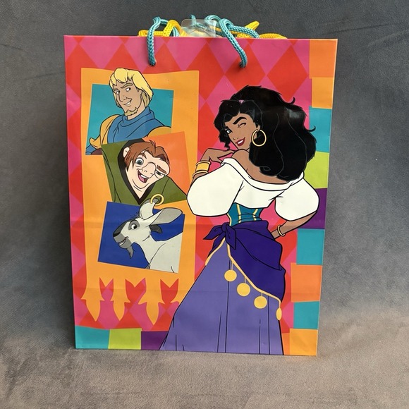 Hallmark Other - Vintage 1996 Disney‎ Hunchback of Notre Dame Hallmark Gift Bag Esmeralda Quasimo